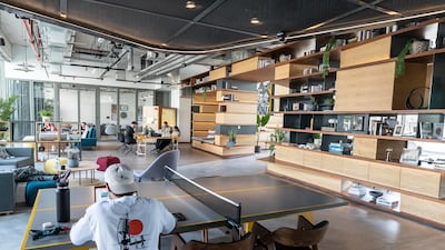 Hive is a new co-living apartment block in Jumeirah Village Circle, Dubai. All photos: Antonie Robertson / The National
