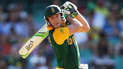 AB de Villiers is the top-ranked one-day batsmen and the second-ranked Test batsman. Matt King / Getty Images