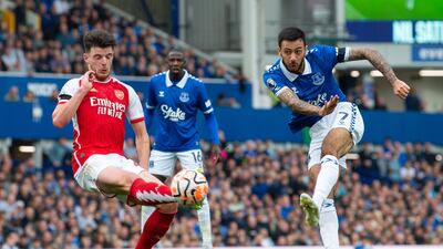 Dwight McNeil - 5: Struggled badly on his first start since recovering from injury. Was one of Everton's best players down the stretch last season and will get better from here. EPA