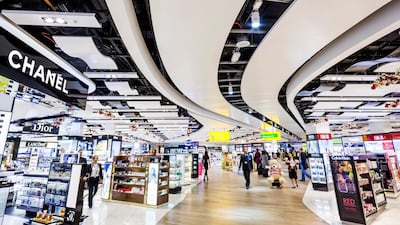 Heathrow Airport's shopping arcade. Getty