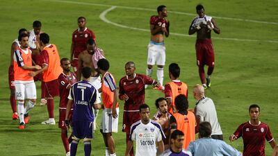 The match would finish a disappointing 0-0 draw, following both side's recent high-scoring exploits. Pawan Singh / The National