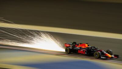 Red Bull's Dutch driver Max Verstappen drives during the second practice session ahead of the Sakhir Formula One Grand Prix at the Bahrain International Circuit in the city of Sakhir. AFP