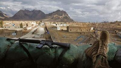 A wet winter means plenty of snow in the Hindu Kush mountains to the north, which will melt in warmer months.