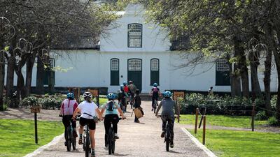 Local tourists seen in Cape Town, South Africa. The country is experiencing its longest recession in the last 28 years. AP