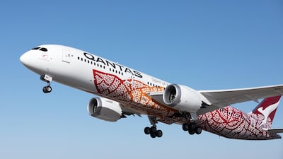 Qantas 787-9 Dreamliner, now flying non-stop from Perth to London / EPA