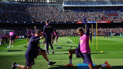 Barcelona expect to host matches at Camp Nou from this month. Reuters