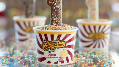 Celebrate Fuzziwig's first anniversary with a free caramel for the first 365 visitors at the store's two Dubai locations today. Fuzziwig's Candy Factory