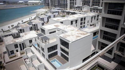 Rents are on the slide according to a new report from JLL. Pictured, Al Raha Beach. Silvia Razgova / The National