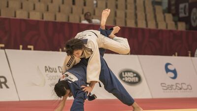 The IJF World Judo Tour’s Grand Slam Abu Dhabi. Vidhyaa for The National