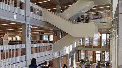 Kingston University London – Town House by Grafton Architects. Photo: Grafton Architects