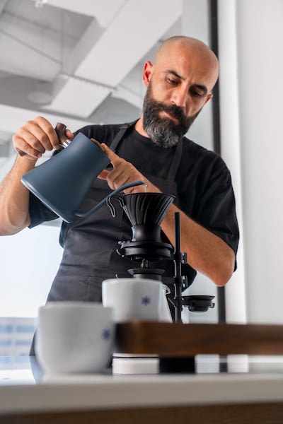 Connoisseurs in Dubai will be among 'only a handful of people on the planet who will ever taste Nido 7 Geisha', says head coffee roaster Serkan Sagsoz. Photo: Julith
