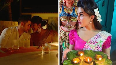 Nick Jonas and Priyanka Chopra celebrating in Cabo, Mexico; Jacqueline Fernandez in Trincomalee, Sri Lanka. Instagram