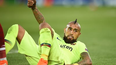 Arturo Vidal: 7/10: One of Barca's better performers. Looked comfortable on the ball and stuck to his defensive task well. Surprising the Chilean midfielder was withdrawn by Barcelona manager Ernesto Valverde. AFP