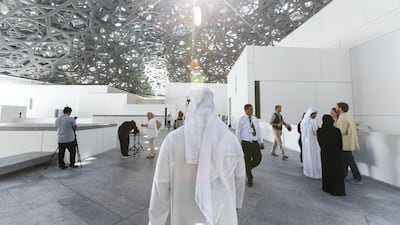 The attraction and sheer fame of the Louvre Abu Dhabi will also give a leg-up to the entire art scene of the UAE. Christopher Pike / The National