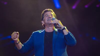 Walid Toufic performs at the Mawazine festival in Rabat, Morocco on June 26. Courtesy Mawazine.