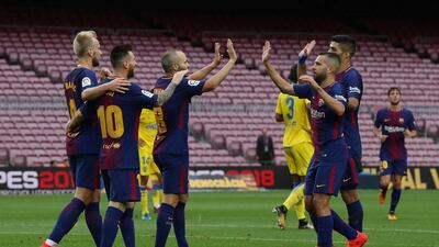 Barcelona went ahead and played against Las Palmas on Sunday. Albert Gea / Reuters