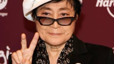 Yoko Ono.