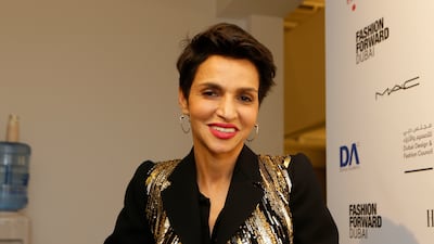 Farida Khelfa at Dubai's Fashion Forward in 2016. Jeffrey E Biteng / The National