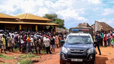 An armed gang abducted a 23-year-old Italian woman, who worked as a volunteer for an Italian charity, during the attack and wounding five residents in the raid. AFP