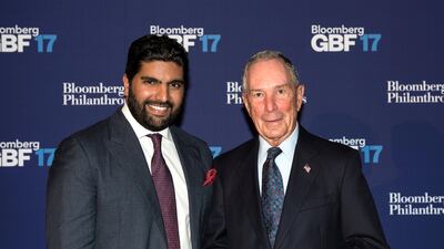 Prince Bader bin Abdullah Al Saud the chairman of the Saudi Research and Marketing Group and Michael R. Bloomberg, founder of Bloomberg L.P. agreed to roll out a multi-platform news network to serve a growing global appetite for Arabic-language business and financial news