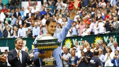 Roger Federer warmed up for Wimbledon by winning his ninth Halle Open title. Joachim Sielski / Getty Images