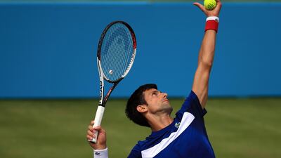 Former world No 1 Novak Djokovic is a three-time Wimbledon singles champion. Marc Atkins / Getty Images