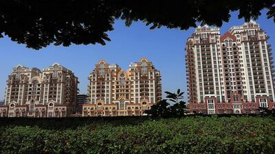 Residential apartments at Dubai Sports City. Satish Kumar / The National