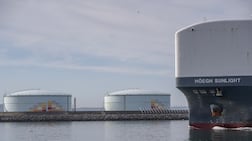 Storage tanks for oil, petroleum and other hydrocarbon products at the Port of Le Havre in France. Bloomberg