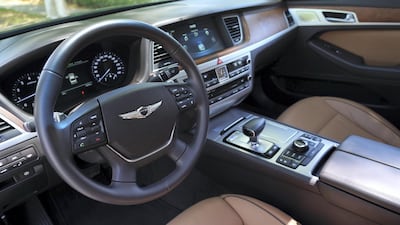 The G80's dashboard is simpler than many of its rivals.