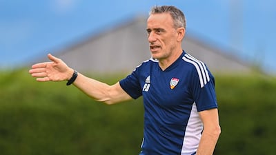 UAE Paulo Bento training.