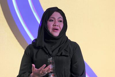 Mary Jane Alvero-Al Mahdi, chief executive of Prime Group, came to the UAE in 1992 and started off earning just Dh1,000 a month. Chris Whiteoak / The National