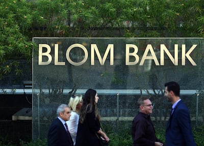 Blom Bank, Lebanon's largest lender by assets is upbeat about the country's reform process. AFP