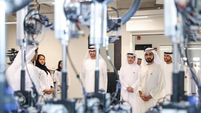 Sheikh Mohammed bin Rashid, Vice President and Ruler of Dubai, inaugurated Dubai Electricity and Water Authority’s Research and Development Centre at the Mohammed bin Rashid Al Maktoum Solar Park in March. Wam