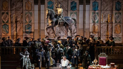 The production is trademark Zeffirelli: the story’s traditional telling is offset by eye-popping stage design, detail and grandeur.