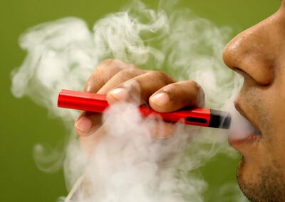Switching from cigarettes to vaping has helped contribute to a more positive health outlook. Adnan Abidi / Reuters