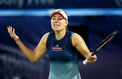 Angelique Kerber of Germany suffered a shock last-16 loss at the Dubai Duty Free Tennis WTA Championships. EPA