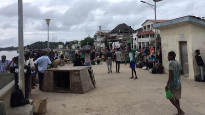 Services from the jetty connect Lamu county on the mainland and Lamu island, a popular destination for wealthy visitors to Kenya. Reuters