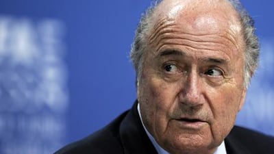 Fifa president Sepp Blatter.