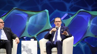 Abdullah Al Dardari, senior adviser on reconstruction at the World Bank, said new technology could be used to take the place of physical spaces, particularly in the case of the 7,000 destroyed or damaged schools in Syria which would be impossible to rebuild. Sophie Tremblay for The National