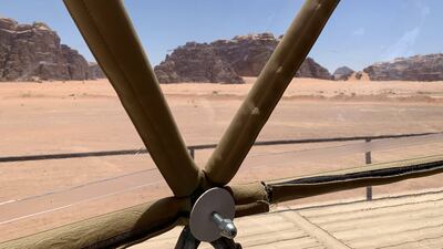 The plastic windows are cool to the touch, despite being subject to direct sunlight all day.