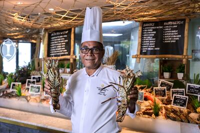 Thai chef Sawai Jampakaew has led the kitchen at Fishmarket for more than 30 years. Victor Besa / the National