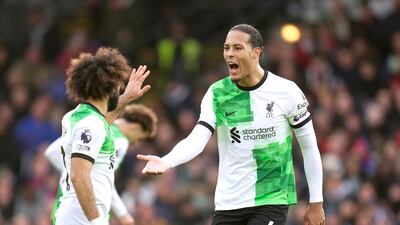 Relief for Dutch defender when he chopped down Edouard only for VAR to rightly rule - albeit after ludicrous amount of time - that Hughes had committed a foul in build-up. Immaculate apart from that and key to Liverpool's excellent defensive record this season. AP