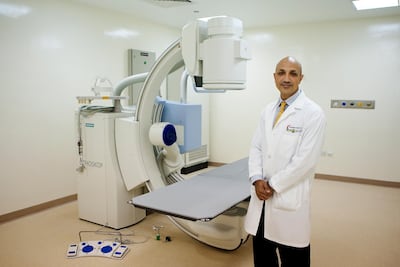 Dr Waleed Hassen, a urologist at Cleveland Clinic Abu Dhabi. Andrew Henderson / The National