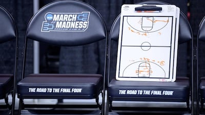 A coaches clipboard is seen before the Butler Bulldogs take on the Texas Tech Red Raiders in the first round of the 2016 NCAA Men’s Basketball Tournament at PNC Arena on March 17, 2016 in Raleigh, North Carolina. Grant Halverson/Getty Images/AFP