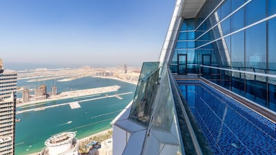 Swim with a view at The Penthouse's private pool
