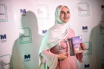 Jokha Alharthi attends the 2019 Man Booker International Prize in London