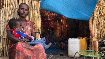 Tsgay , 35 year old woman and daughter Dalina , 4 year old temoignage. Courtesy MSF