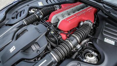 As well as that intelligent four-wheel-drive transmission, the Lusso has a new acronym in its arsenal: 4RM-S is a management system that controls the way its drivetrain apportions torque and its rear-wheel steering. Courtesy Ferrari