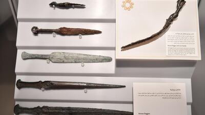 Tools on display at the museum. Wam