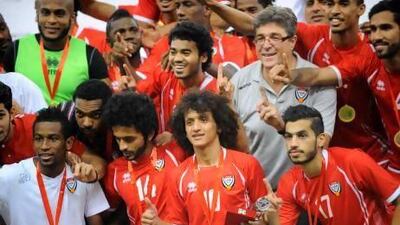 UAE collected more silver Monday when they beat New Zealand in the OSN Cup final. Fayez Nureldine / AFP